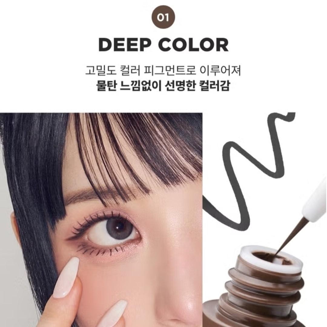 Boncept Ink Liquid Eyeliner Jet Black+Gel Eyeliner Gel Black/Waterproof-Mild