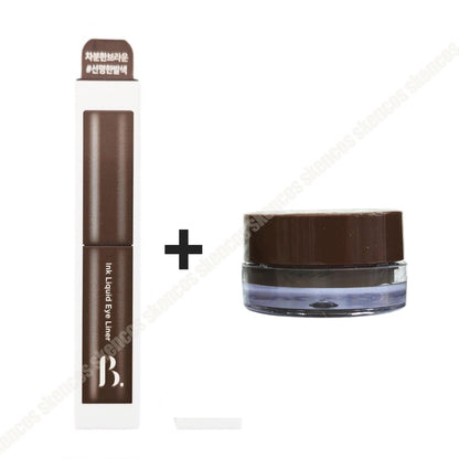 Boncept Ink Liquid Eyeliner Woody Brown+Gel Eyeliner Gel BROWN /Waterproof-Mild