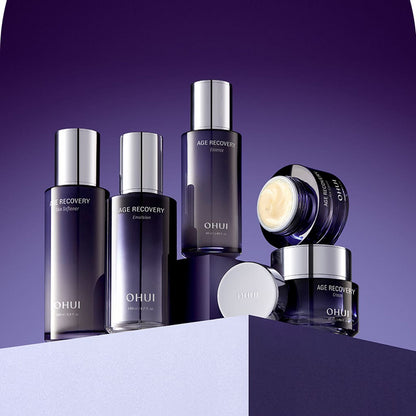 OHUI Age Recovery Essence 50ml+Refill+Kits Set/Anti-aging/Collagen/Visible signs