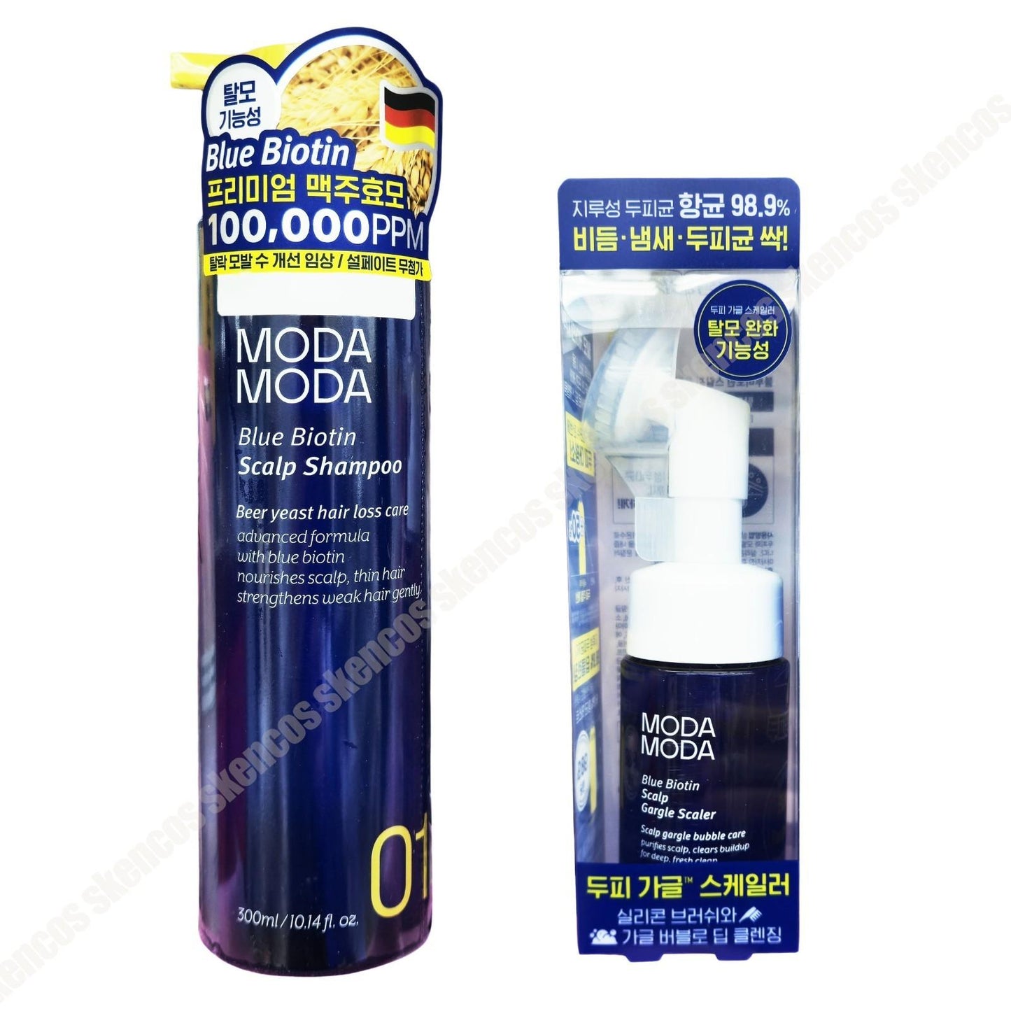 MODAMODA Blue Biotin Scalp Gagle Scaler 90ml-3 fl.oz.-Hair Loss-Antibacteria