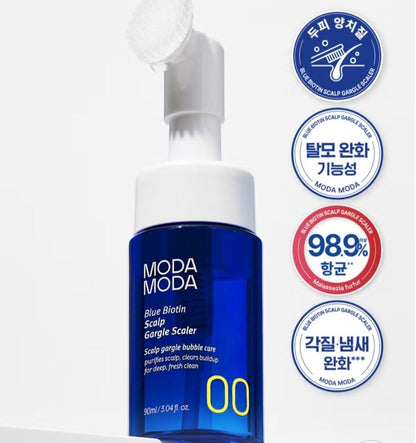 MODAMODA Blue Biotin Scalp Gagle Scaler 90ml-3 fl.oz.-Hair Loss-Antibacteria