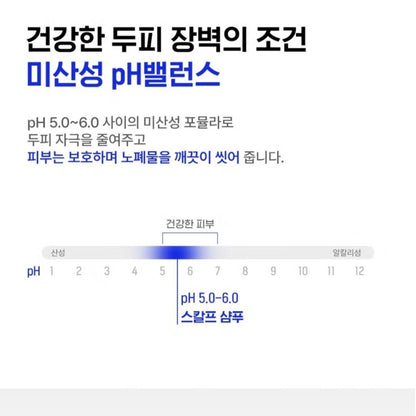 MODAMODA Blue Biotin Scalp Shampoo 300ml+ Scalp Gagle Scaler 90ml-Hair Loss