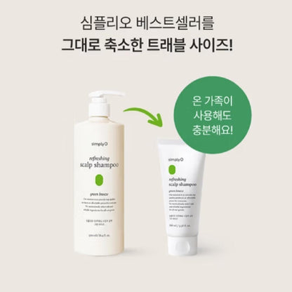 Simply O heavenly Shower Gel 100 ml + Body Lotion 100ml/Portable /Vegan/Korea
