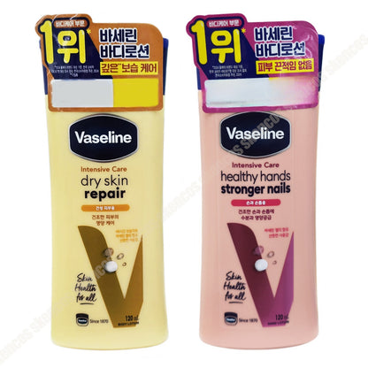 Vaseline Intensive Care Dry Skin Repair Lotion 120ml + Hand & Nail Lotion 120ml