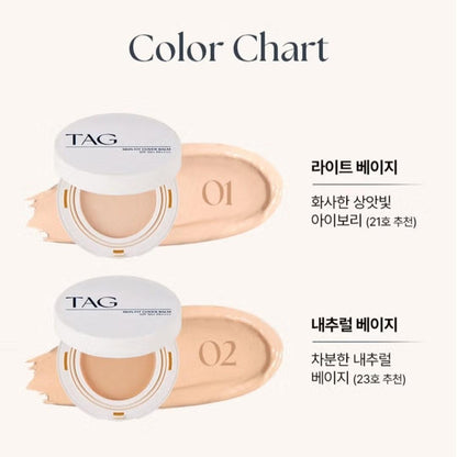 TAG Skin Fit Cover Balm /N21-23- High Coverage-Semi Matte-Light/Melting Texture