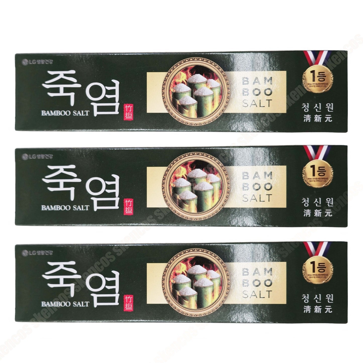 LG Healthcare Bamboo Salt Cheongsinwon Toothpaste (90 gx 3EA) Korea / Gum Care
