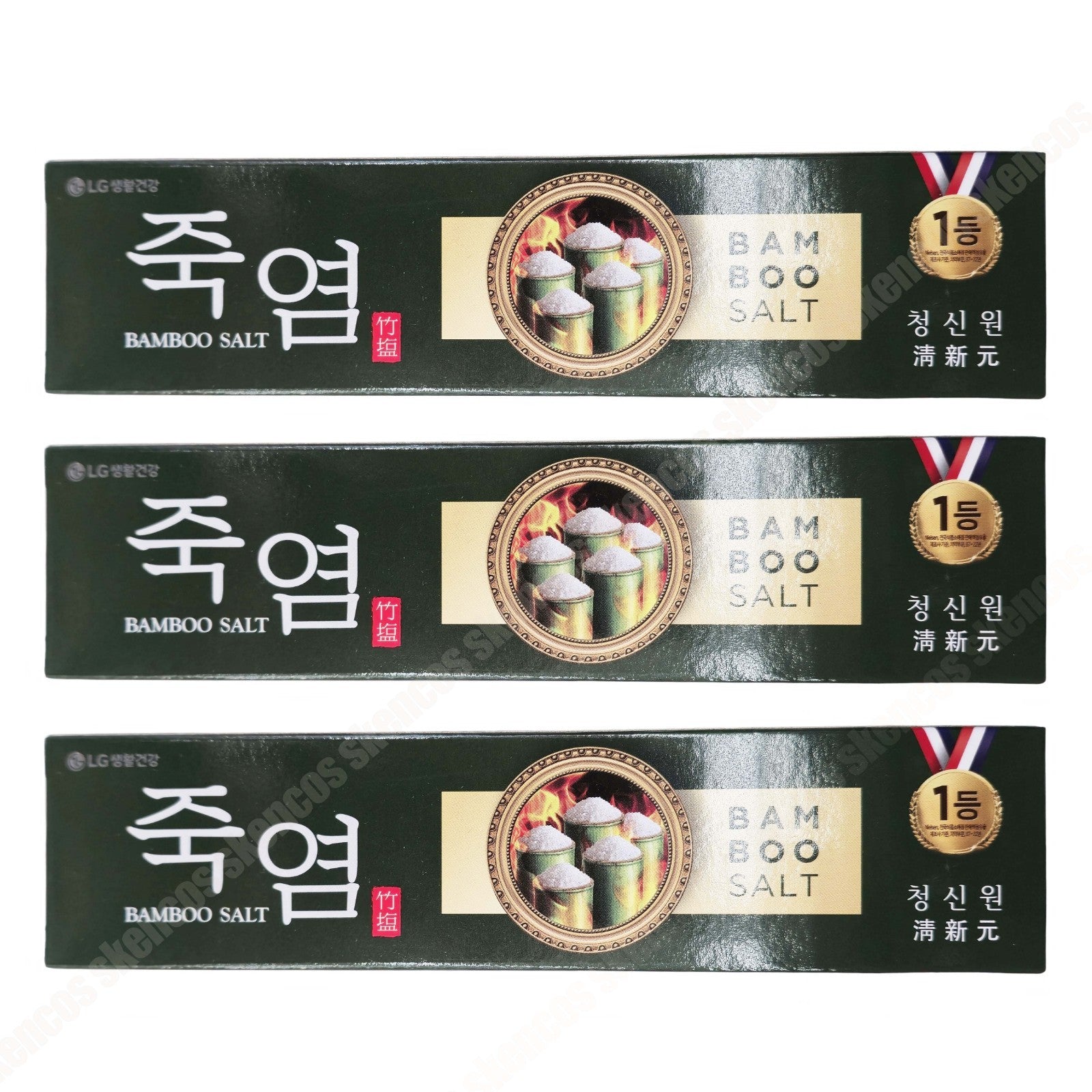 LG Healthcare Bamboo Salt Cheongsinwon Toothpaste (90 gx 3EA) Korea / Gum Care