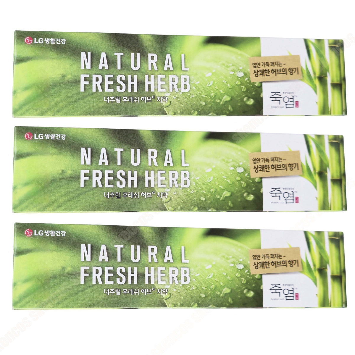 Lg Toothpaste LG Healthcare Bamboo Salt Natural Fresh Herb Alpha Toothpaste (130 gx ...