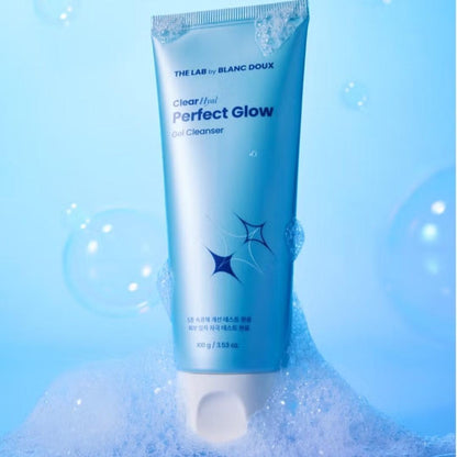 THE LAB by Blanc Doux Clear Hyal Gel Cleanser 100ml/3.3 fl.oz.+Sun Essence 40ml