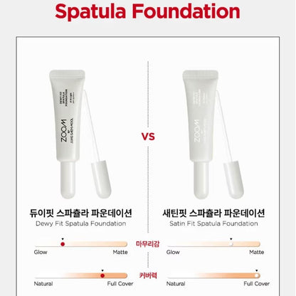 ZOOM BY JUNG SAEM MOOL Dewy Fit Spatula Foundation (25ml) UV+Makeup Fixer 50ml