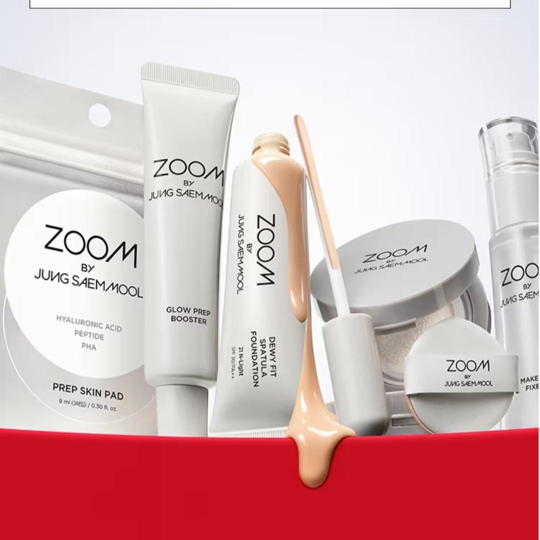 ZOOM BY JUNG SAEM MOOL Dewy Fit Spatula Foundation (25ml) UV+Makeup Fixer 50ml