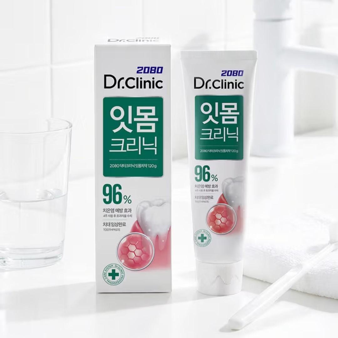 3EA Aekyung 2080 Dr. Clinic Toothpaste: Gum-Home Oral Care 120g- Mint/Korea