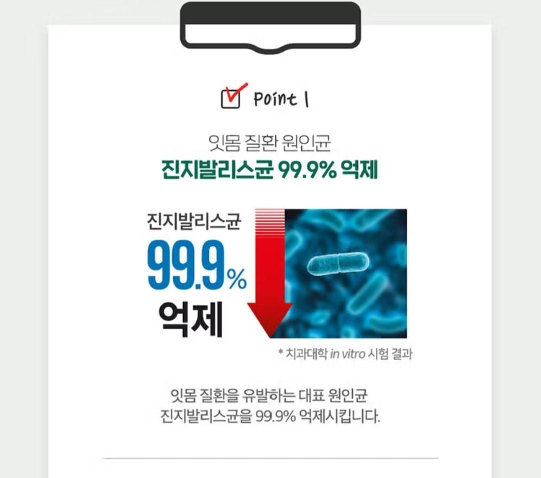 3EA Aekyung 2080 Dr. Clinic Toothpaste: Gum-Home Oral Care 120g- Mint/Korea