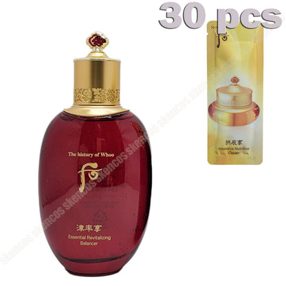 The History of Whoo Jinyulhyang Revitalizing Balancer 150ml+Intensive Cream 30ea