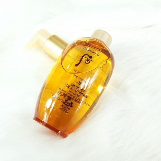The History of Whoo Gongjinhyang Cleansing Oil 6.7 fl.oz.+Intensive Cream 30ea