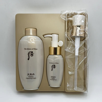 The History of Whoo Cheongidan Hwahyun Radiant Cleansing Foam Set+Cream 30ea