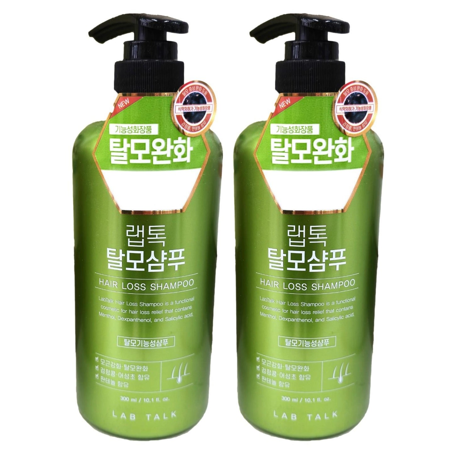 LAB TALK Hair Loss Shampoo 300ml/scalp clean/Moist/Damaged Skin Barrier Korea
