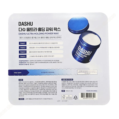 3EA/ DASHU For Men Ultra Holding Power Wax 3.38 oz./Long Lasting/Collagen-Korea