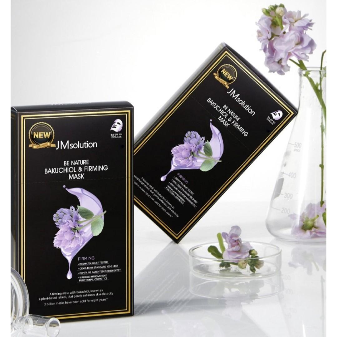 JM SOLUTION Be Nature Bakuchiol & Firming Mask (10 / 20 sheets)/Moisture/Wrinkle