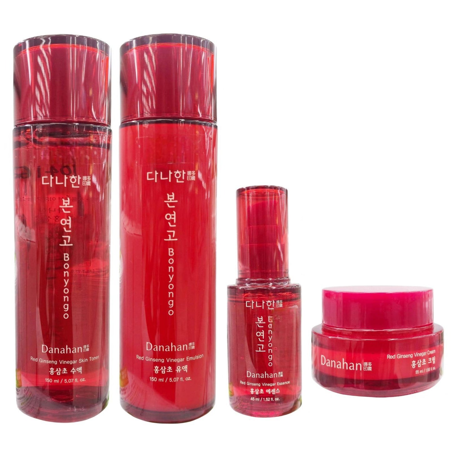 Danahan Skincare Toner+Emulsion+Serum+Cream/Red Ginseng Vinegar/Wrinkle/Korea