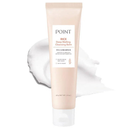 POINT Rice Deep Melting Cleansing Balm +Soothing Cleansing Milk-Vegan/Sensitive IP