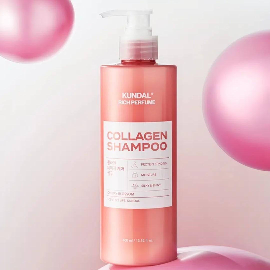 KUNDAL Damage Care Shampoo 400ml/Cherry Blossom-Cuticle Recovery-Collagen