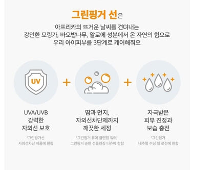 Green Finger Mild Mineral Sun Cushion 12g+2 Refill 2EA SPF 50+ /Children-Matte PP