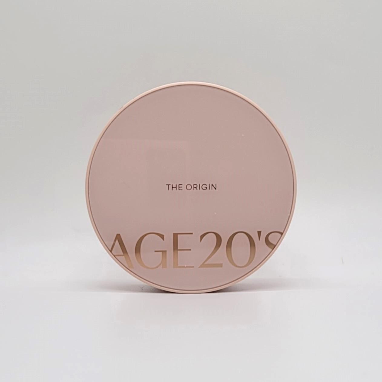 AGE 20's The Origin Essence Pact Cas+Refill 2EA /Glow/Foundation/Yellow Skin