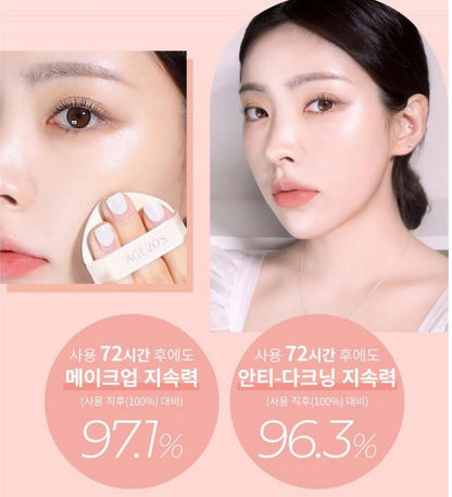 AGE 20's The Origin Essence Pact Cas+Refill 2EA /Glow/Foundation/Yellow Skin