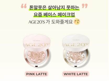 AGE 20's The Origin Essence Pact Cas+Refill 2EA /Glow/Foundation/Yellow Skin