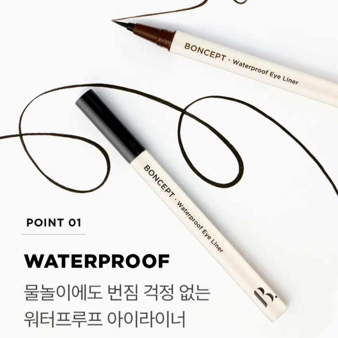 Boncept Waterproof Eyeliner 1ea/TONYMOLY+Cleaderm Collagen Tangle Lip Serum