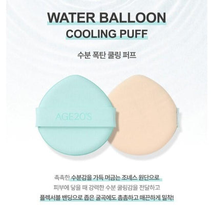 AGE 20'S Sun Essence Pact Calming Long Protection Tone Up/Case +2 Refil /SPF50+