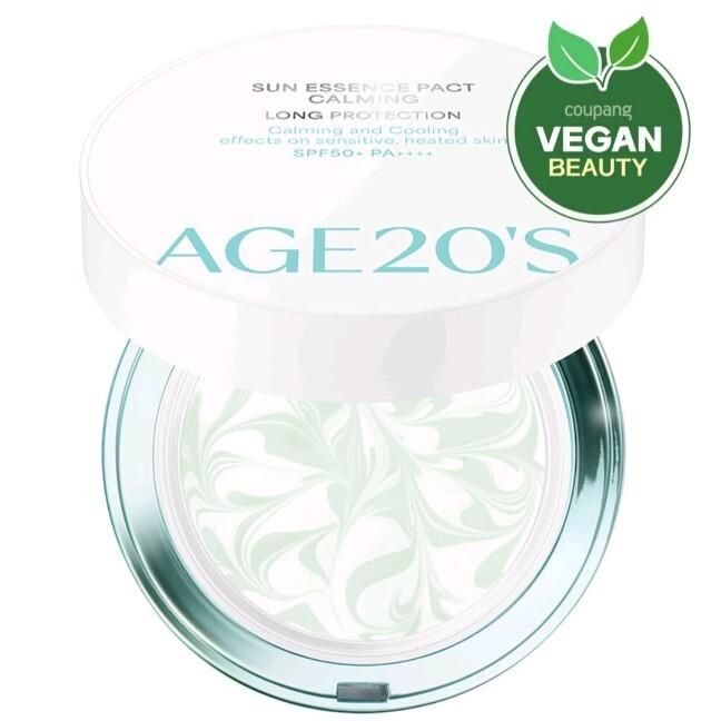 AGE 20'S Sun Essence Pact Calming Long Protection Tone Up/Case +2 Refil /SPF50+