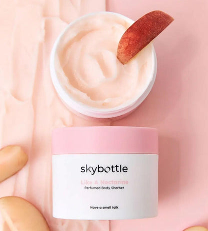 skybottle Perfumed Body Sherbet - Peach/Cream+Mist Essence-Elasticity-Moisture