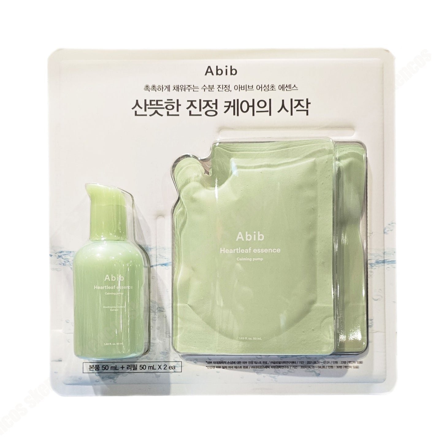 Abib Heartleaf Essence Calming Pump 50ml + 2 Refills/Essence-Soothing-Korea