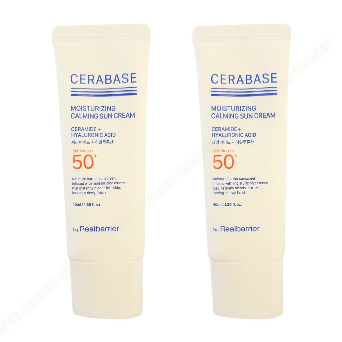 1+1-By Real Barrier CeraBase Moisturizing Calming Sun Cream 40ml -SPF 50+ PA++++