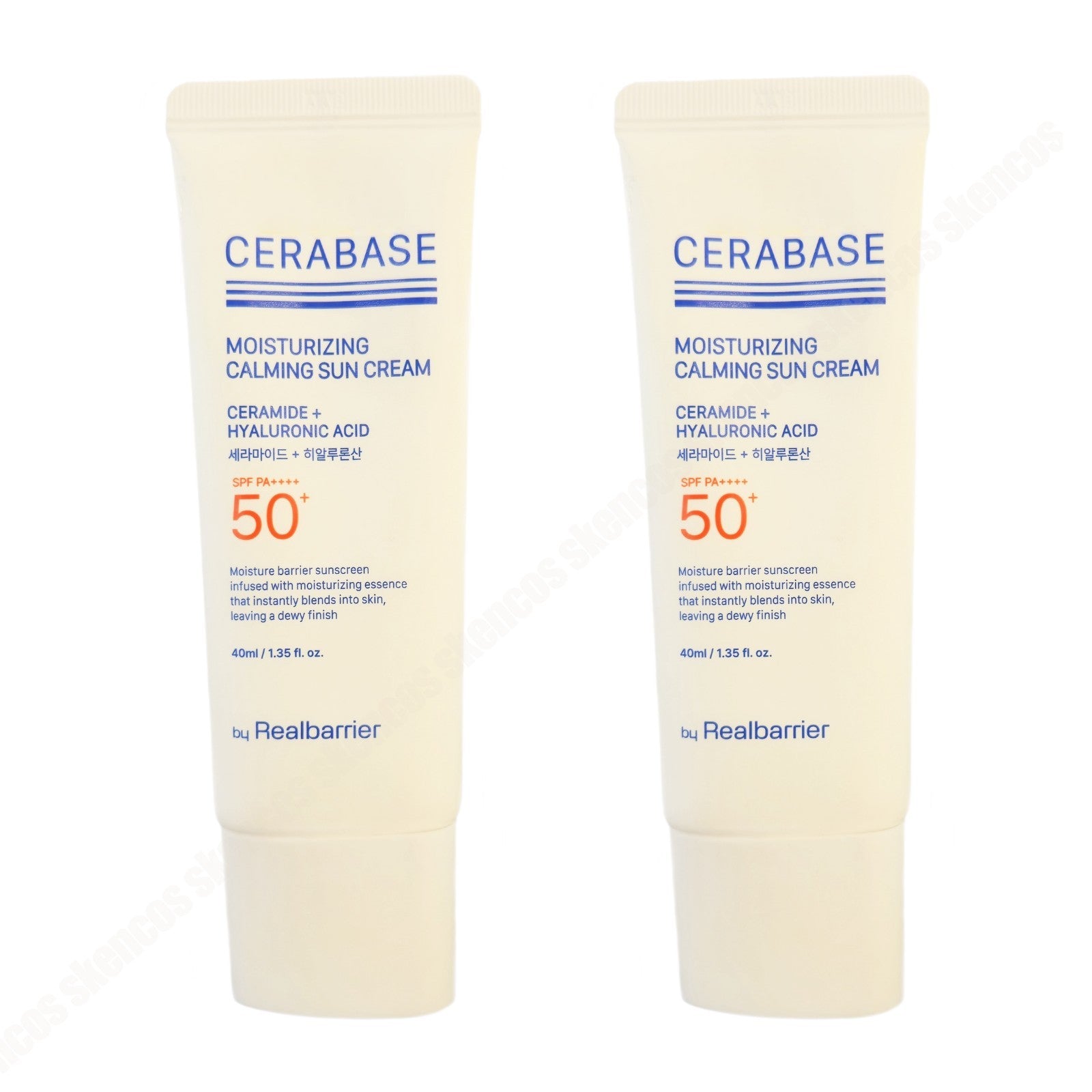 1+1-By Real Barrier CeraBase Moisturizing Calming Sun Cream 40ml -SPF 50+ PA++++