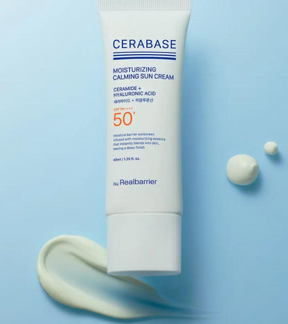 1+1-By Real Barrier CeraBase Moisturizing Calming Sun Cream 40ml -SPF 50+ PA++++
