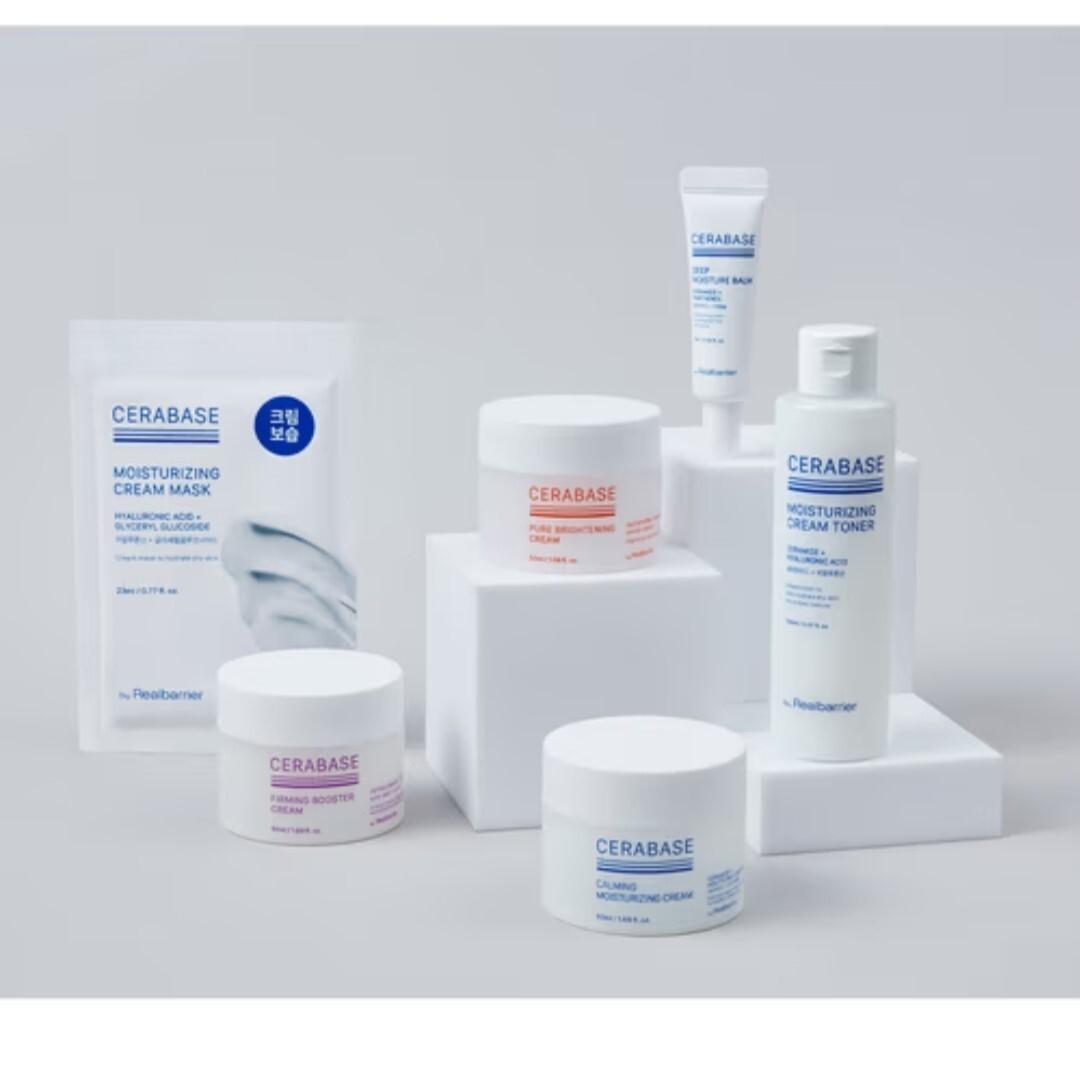 By Real Barrier Cerabase Calming Moisturizing Cream Toner+Cream-Skin Barrier