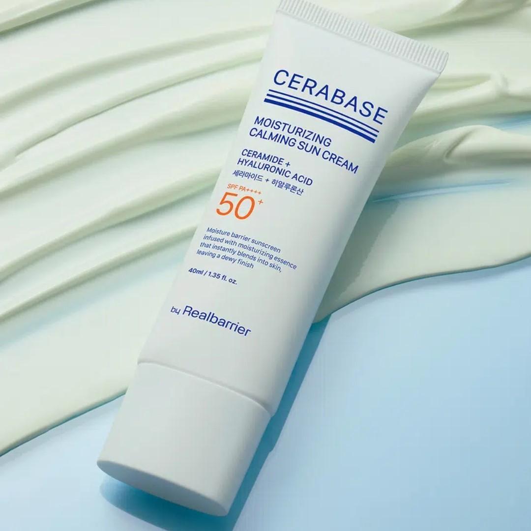 By Real Barrier CeraBase Moisturizing Calming Sun Cream + Moisturizing Cream