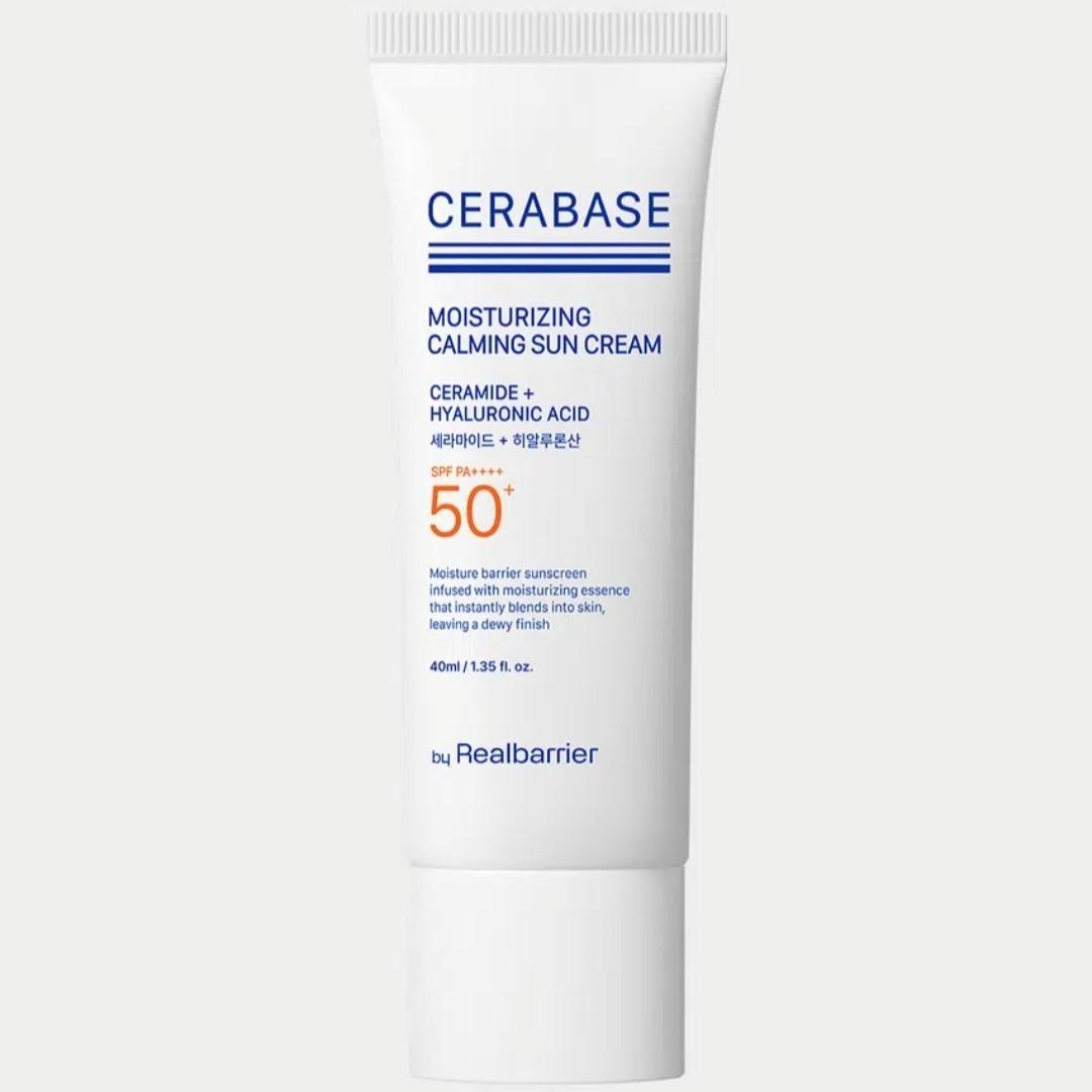 By Real Barrier CeraBase Moisturizing Calming Sun Cream + Moisturizing Cream