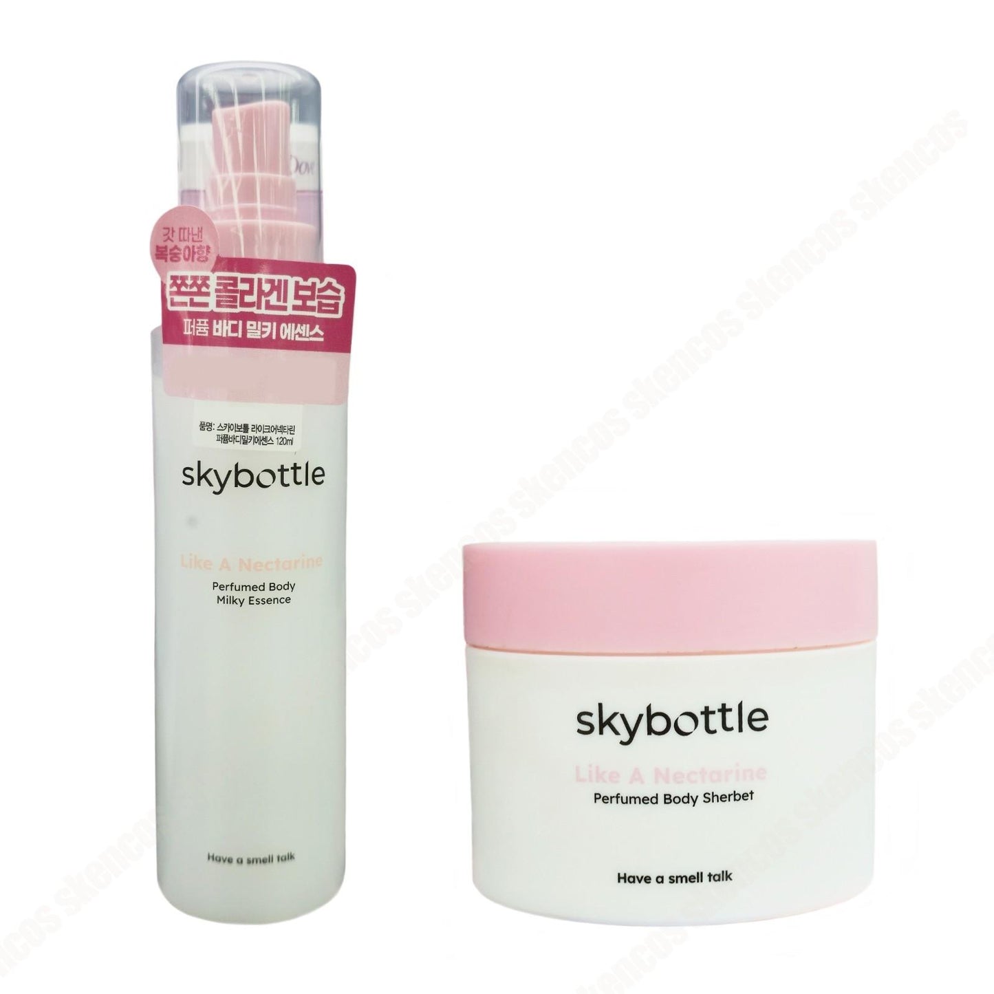 1+1 skybottle Perfumed Body Sherbet-Peach-Mist Essence-Elasticity-Moisture-Spray