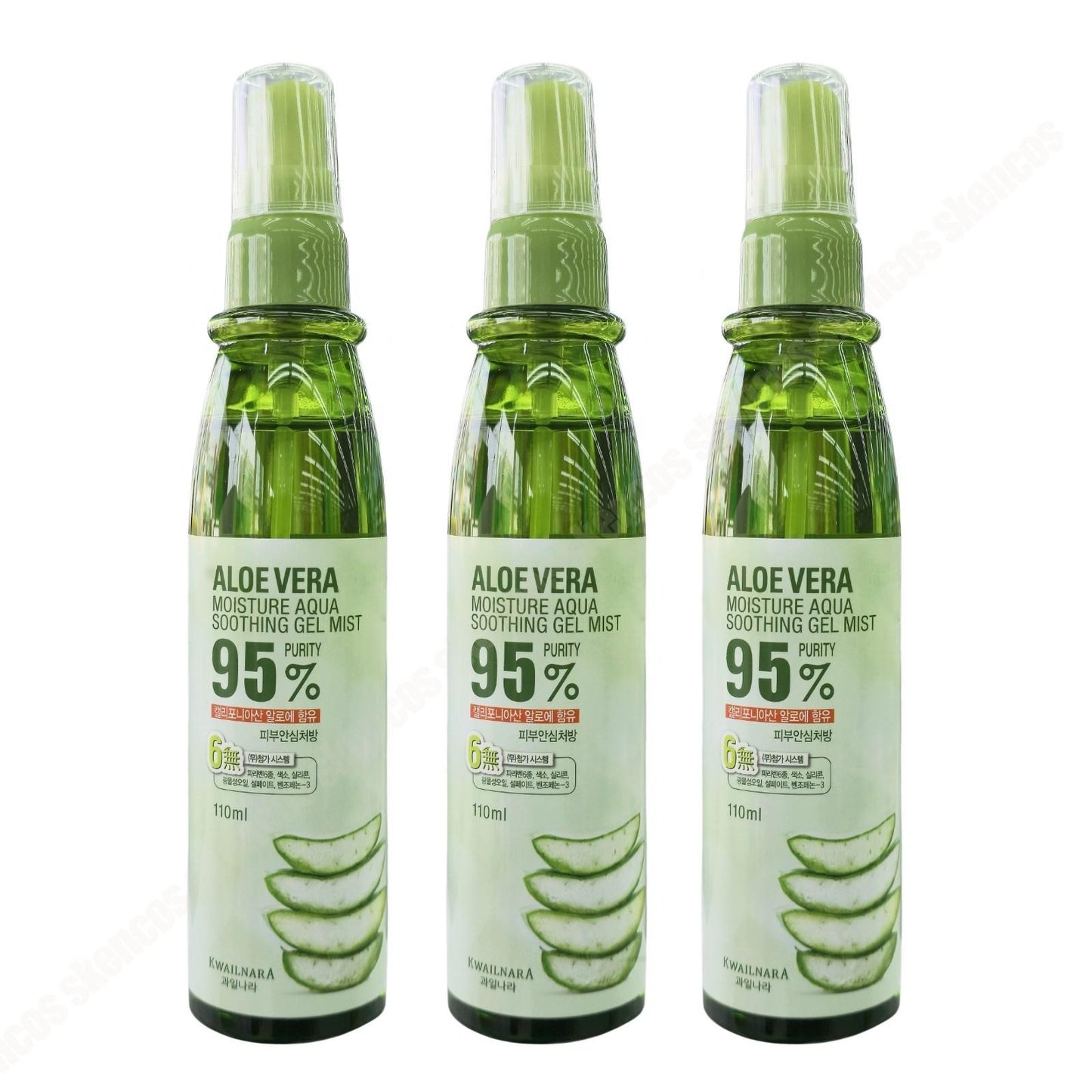 3EA-Kwailnara Aloe Vera Moisture Aqua Soothing Gel Mist-Face, Hair, Body Dryness
