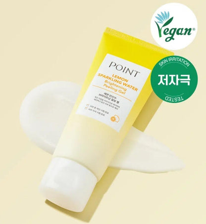 POINT Lemon Sparkling Water Perfect Lip & Eye Makeup Remover+Peeling Gel