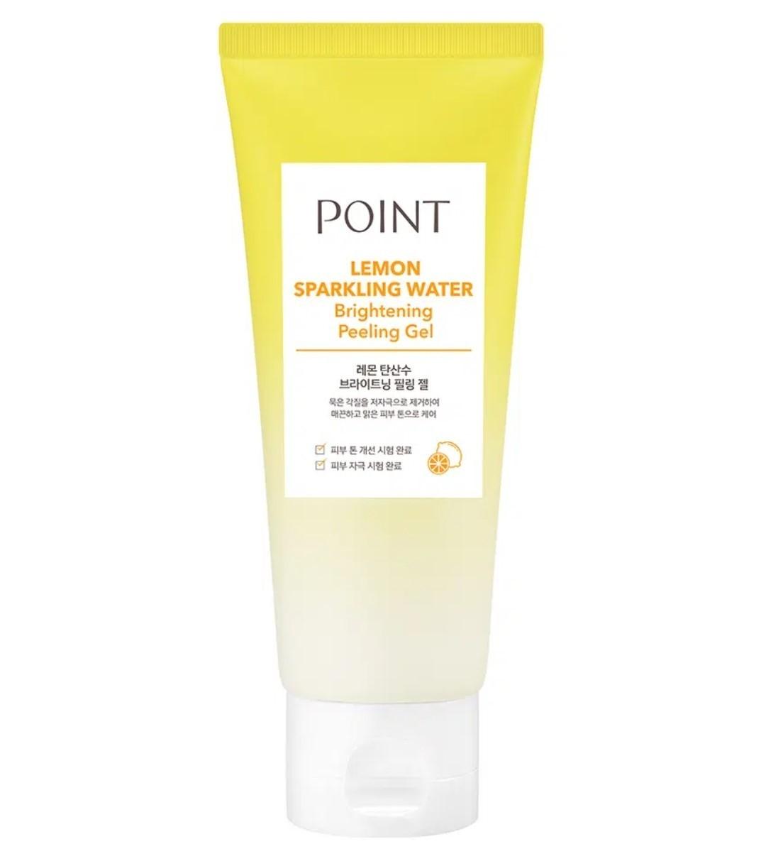 POINT Lemon Sparkling Water Perfect Lip & Eye Makeup Remover+Peeling Gel