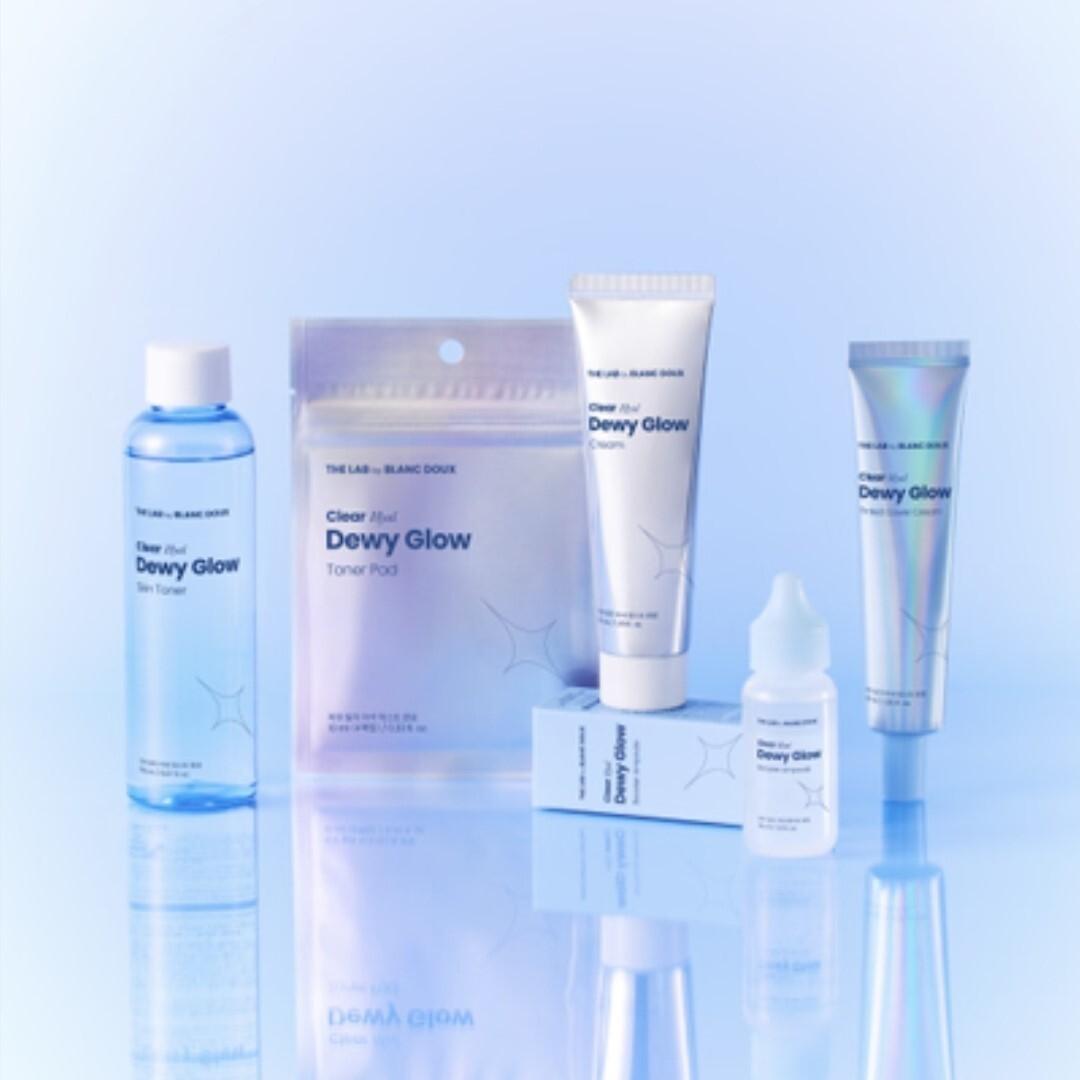 THE LAB by Blanc Doux Clear Hyal Dewy Glow Cream 50 ml+Tinted Cover Cream 40ml
