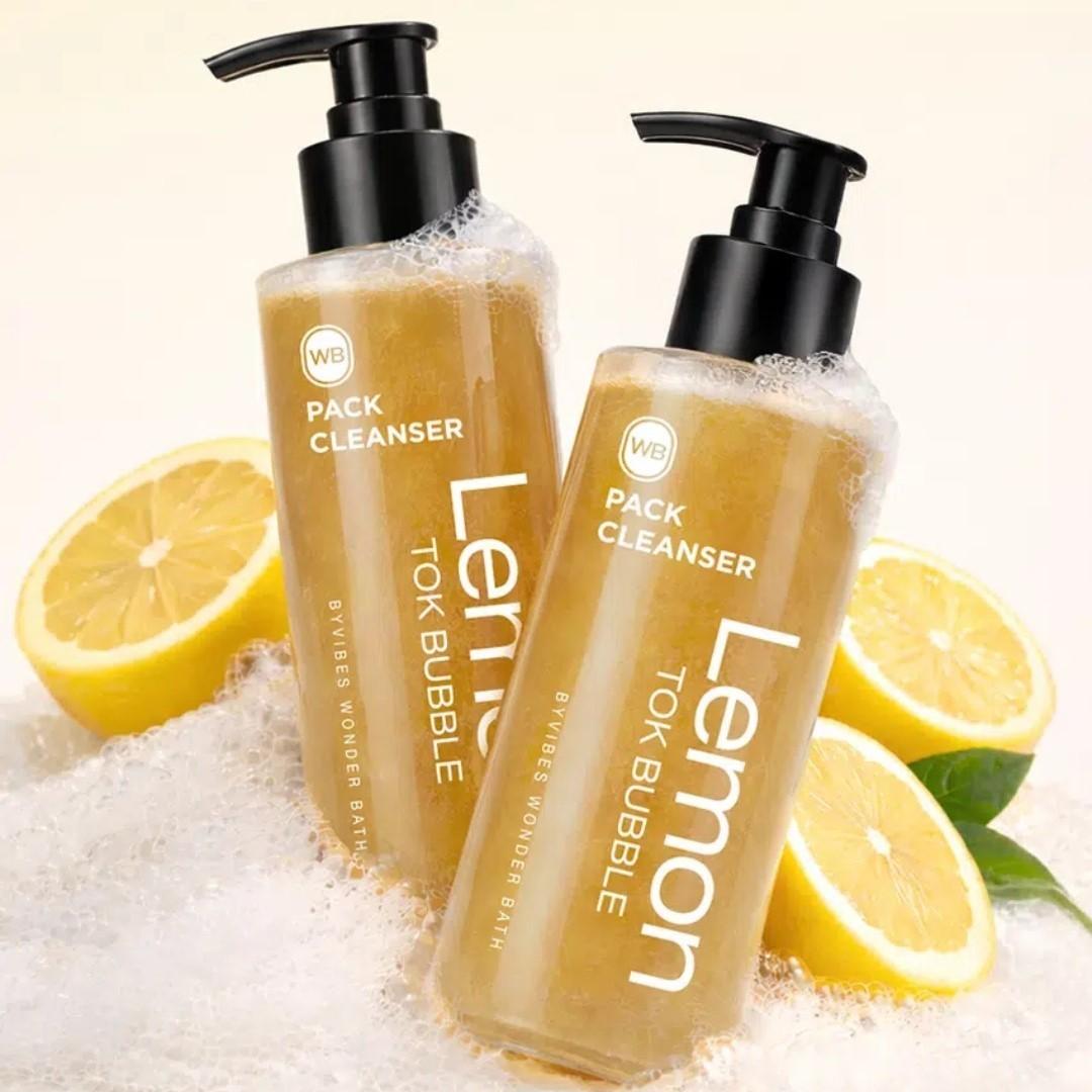 WONDER BATH Lemon/Berry/Apple Tok Bubble Pack Cleanser 100ml-Vegan-Sensitive