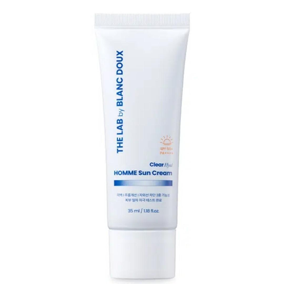 The LAB by Blanc Doux Clear Hyal Homme Sun Cream SPF 50+ / PA++++-Men-Matte