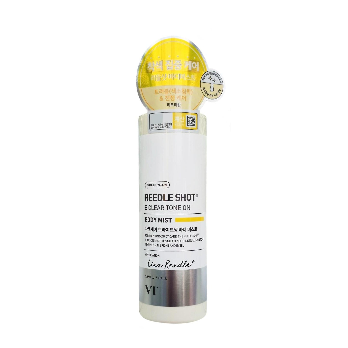 VT Reedle Shot B Clear Tone on Mist 150ml-Pigmentation -ACNE-Sebum-Brightening