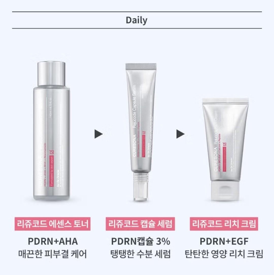 Dr. Oracle Curesona Rejucode Roller Ampoule 30ml/1 oz+Rich Cream 50ml/1.69 oz